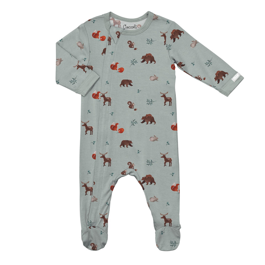 Pyjama Forêt 1-18mois-Coccoli-Sauge-1 m-CCO-PZM6102-CLÉMENT