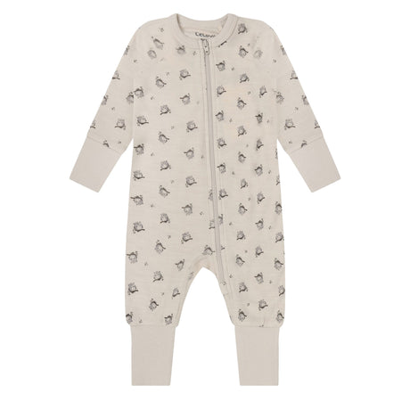 Pyjama Mérinos Hibou 0-12mois-CeLaVi-Beige-0 m-CEL-330695-2122-CLÉMENT