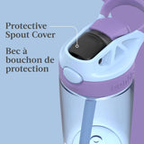 Bouteille d'Eau Aubrey Antifuite et Antidéversement - Lila 14 oz-Contigo-CGO-2189005-CLÉMENT