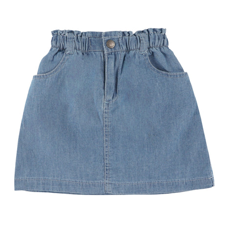 Jupe Chambray Pique-Nique 2-8ans-Chat Botte-Denim-2-CHI-1262480C-CLÉMENT