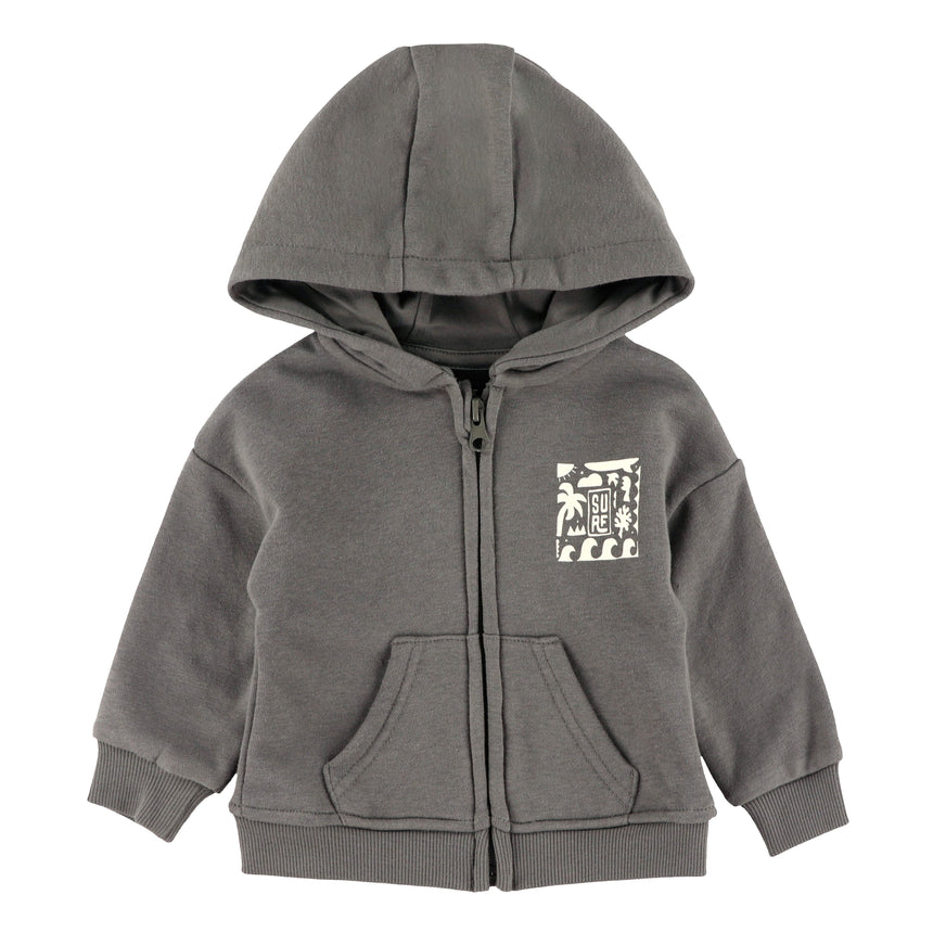 Kangourou Zip Surf 3-24mois-Chat Botte-Charcoal-3 m-CHI-1264450C-CLÉMENT