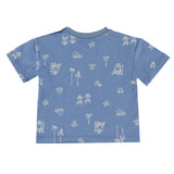 T-shirt Surf Plage 3-24mois-Chat Botte-CHI-1264454C-BLE-CLÉMENT