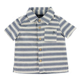 Chemise Surf Rayée 3-24mois-Chat Botte-Charcoal-3 m-CHI-1264455C-CLÉMENT