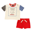 Ensemble Short Surf Chien3-24mois-Chat Botte-Rouge-3 m-CHI-1264458C-ROU-CLÉMENT