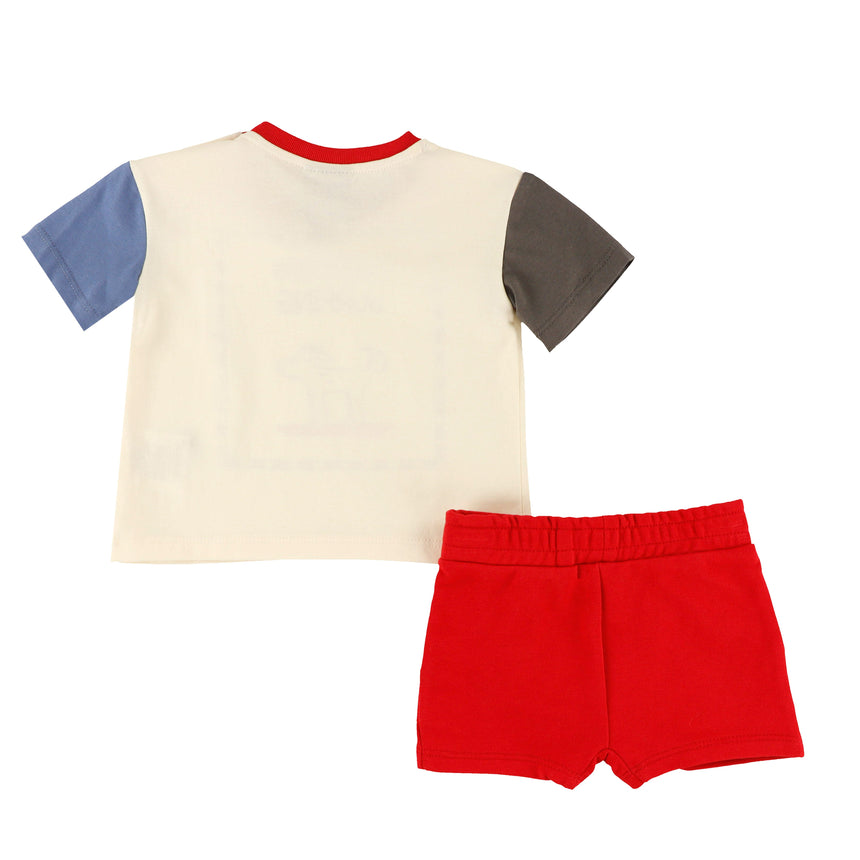 Ensemble Short Surf Chien3-24mois-Chat Botte-CHI-1264458C-ROU-CLÉMENT