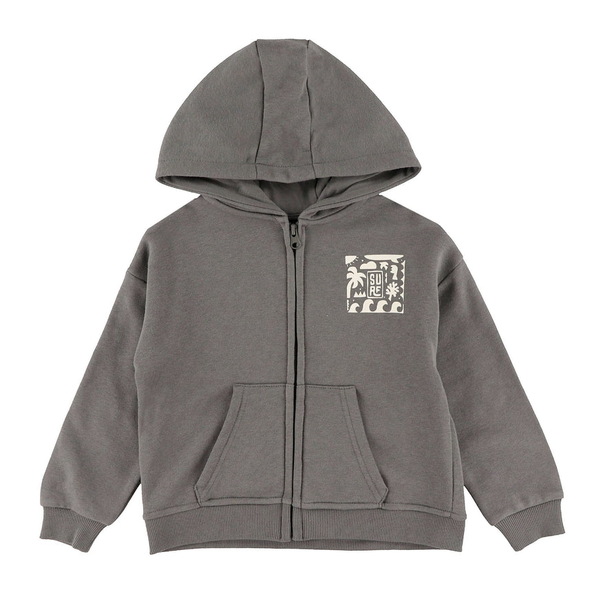 Kangourou Zip Surf 2-10ans-Chat Botte-Charcoal-2-CHI-1265450C-CLÉMENT