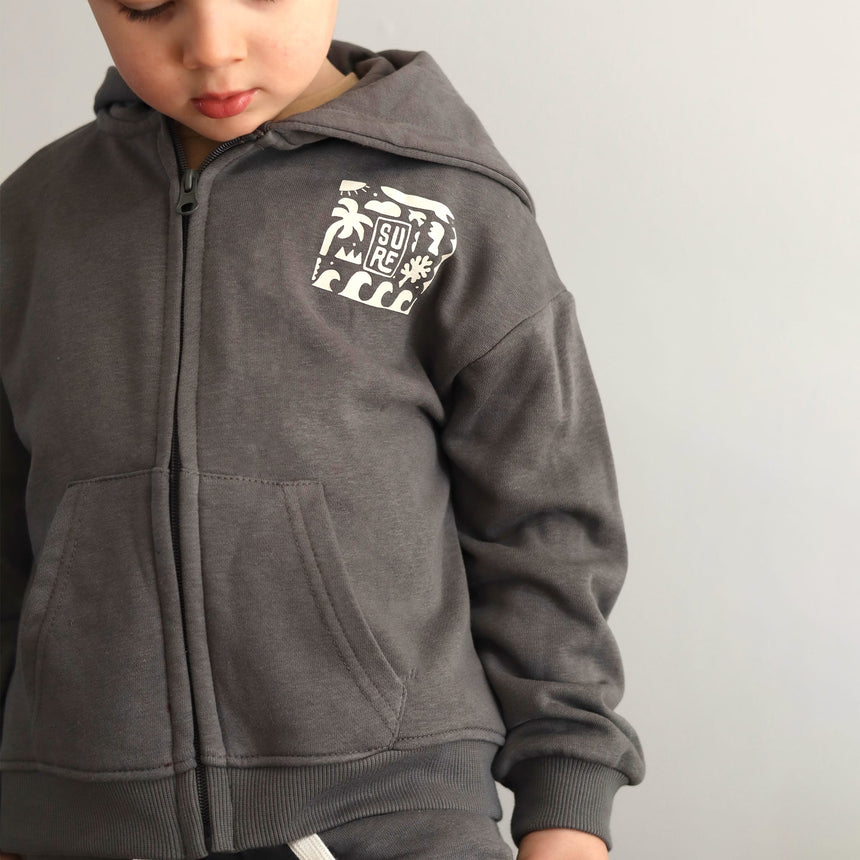 Kangourou Zip Surf 2-10ans-Chat Botte-CHI-1265450C-CLÉMENT