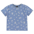 T-shirt Surf Plage 2-8ans-Chat Botte-Bleu-2-CHI-1265454C-BLE-CLÉMENT
