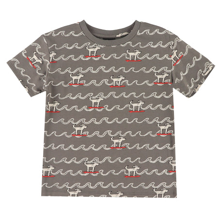 T-shirt Surf Chien 2-8ans-Chat Botte-Charcoal-2-CHI-1265454C-CHA-CLÉMENT