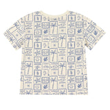 T-shirt Surf Timbres 2-8ans-Chat Botte-CHI-1265454C-IVO-CLÉMENT