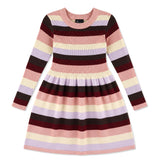 Robe Rayée Jardin D'amour 2-8ans-Chat Botte-Rose-2-CHI-2262459C-CLÉMENT