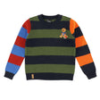 Pull Tricot Rayé Recrue 2-8ans-Chat Botte-Marine-2-CHI-2265428C-CLÉMENT