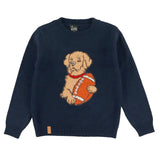 Pull Tricot Chien Recrue 2-8ans-Chat Botte-Marine-2-CHI-2265429C-CLÉMENT