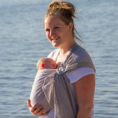 Écharpe Ajustable AIR (Ring-Sling) - Gris-Chimparoo-CHP-CE003-1-GRIS-CLÉMENT