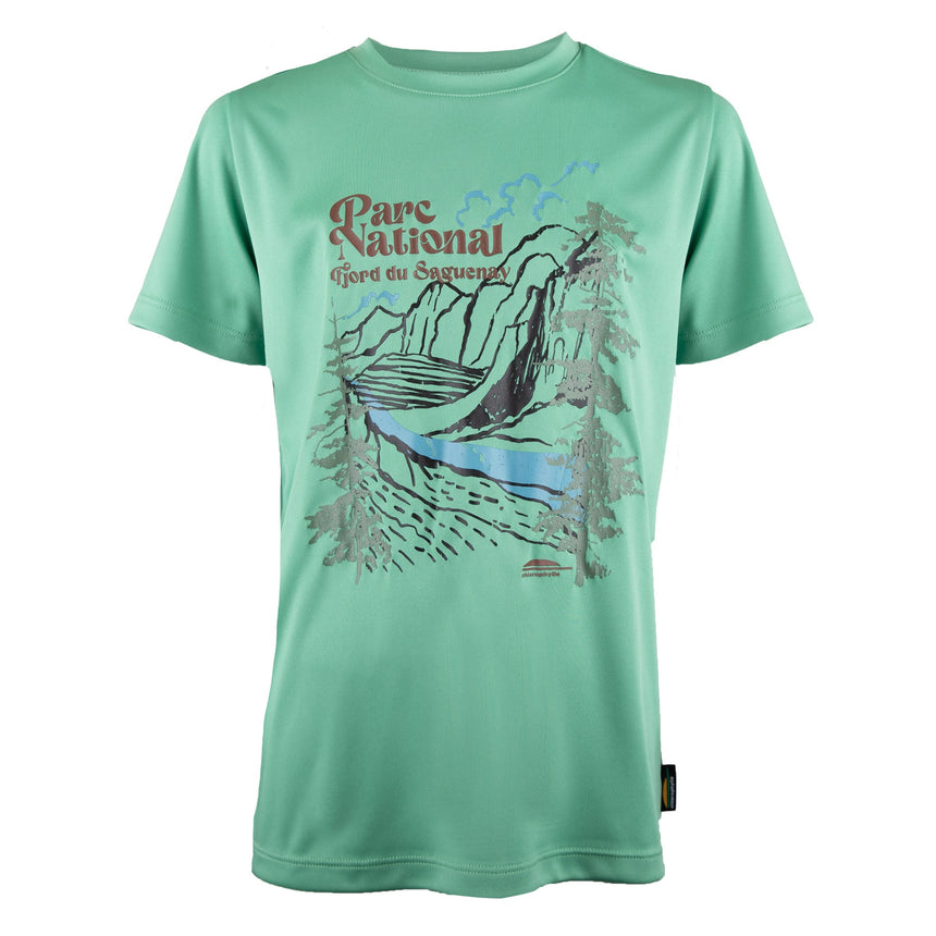 T-shirt Parc National 6-14ans-Chlorophylle-Vert-6-CHY-18911-CLÉMENT