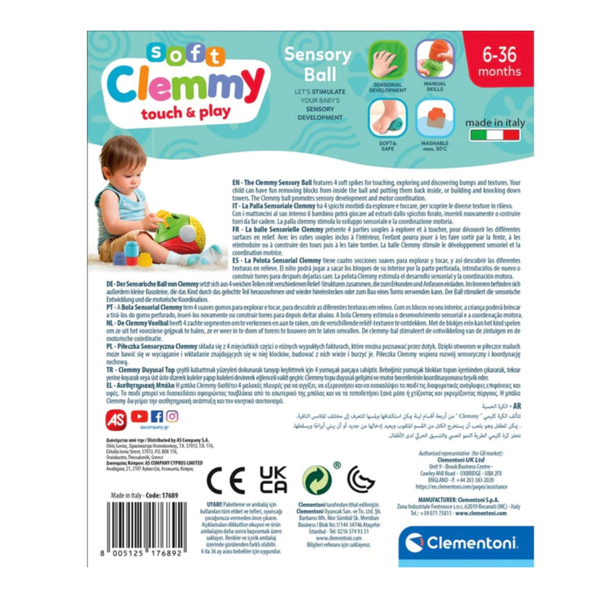 Balle Sensorielle Clemmy-Clementoni-CLM-176892-CLÉMENT