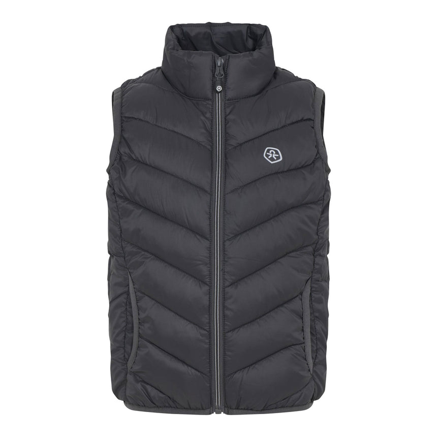Veste Sans Manches Matelassée 4-14ans-Color Kids-Charcoal-2-CLO-5438-161-CLÉMENT