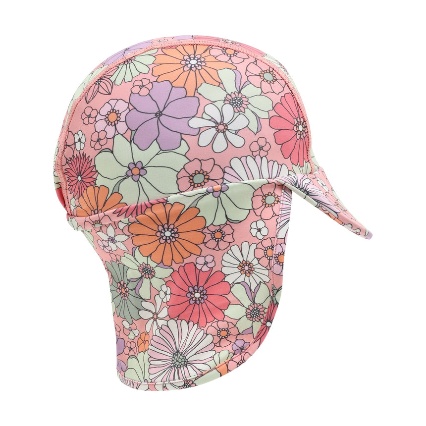 Chapeau Imprimée Fleurs 1-6ans-Color Kids-Corail-1-3-CLO-7203275077-2-CLÉMENT
