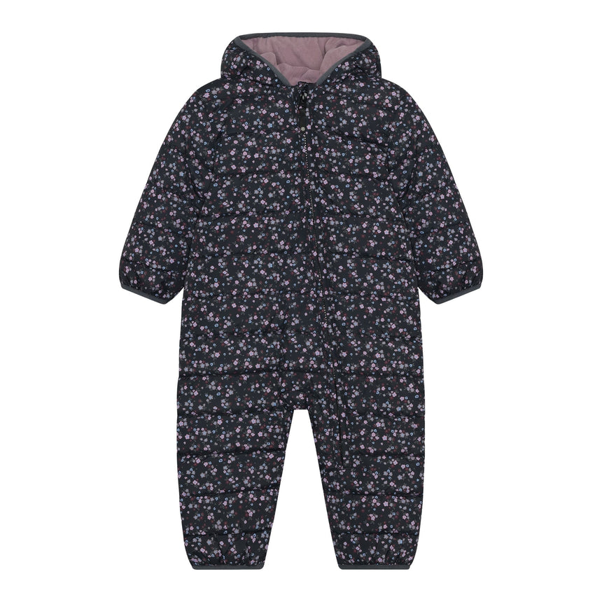 Habit de Neige Matelassé Fleurs 3-24mois-Color Kids-Noir-3 m-CLO-742711-6011-CLÉMENT