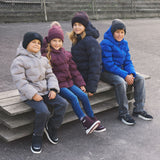 Manteau Matelassé Bordeaux 4-14ans-Color Kids-CLO-742895-4953-CLÉMENT
