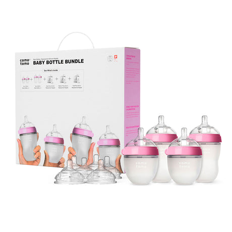 Ensemble Biberons et Tétines - Rose-Como Tomo-CMM-BUNDLE1-P-CLÉMENT