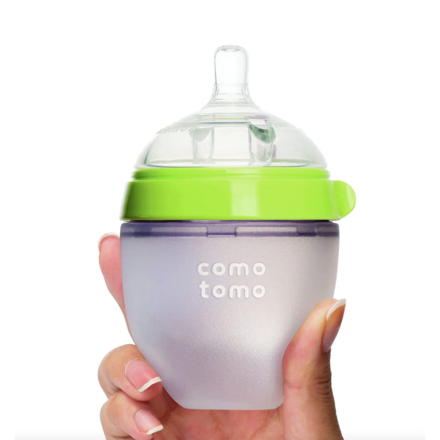 Biberon Souple 4oz - Vert-Como Tomo-CMM-EN150G-CLÉMENT