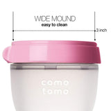 Biberon Souple 4oz - Rose-Como Tomo-CMM-EN150P-CLÉMENT