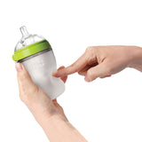 Biberon Souple à Flot Naturel Prévention des Coliques 250ml - Vert-Como Tomo-CMM-EN250G-CLÉMENT