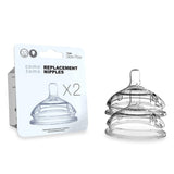 Tétine Naturelle en Silicone 0-3mois - Débit Lent-Como Tomo-CMM-ENNT1-CLÉMENT