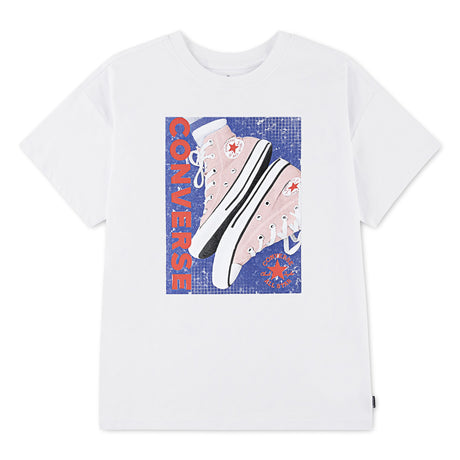 T-shirt Sneaker 7-16ans-Converse-Blanc-S-CO2-4CJ027-001-CLÉMENT