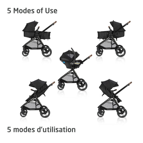 Système de Voyage Zelia Luxe 5 en 1 - Noir basalte-Maxi-cosi-COS-01363CBLJ-CLÉMENT