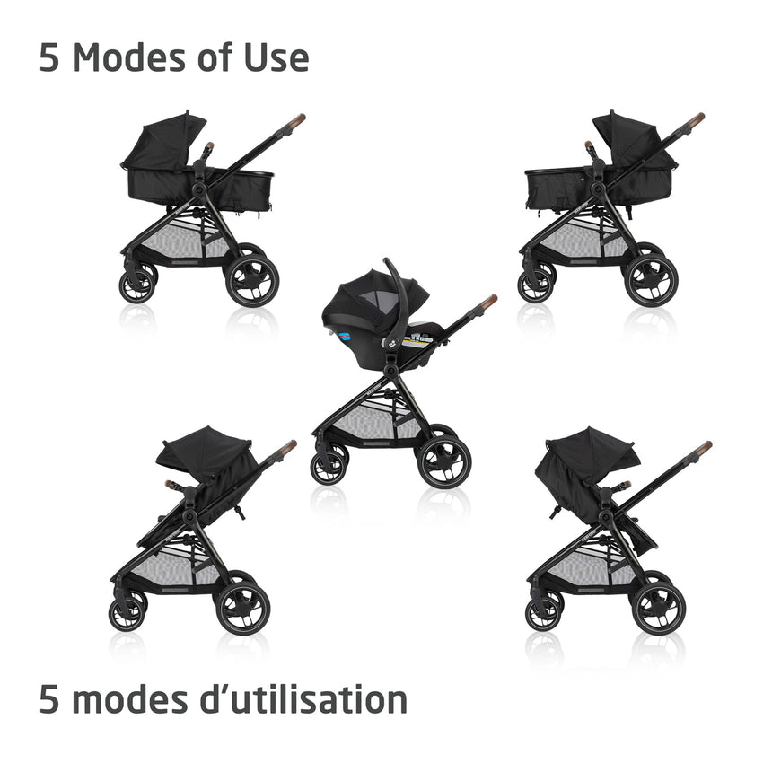 Système de Voyage Zelia Luxe 5 en 1 - Noir basalte-Maxi-cosi-COS-01363CBLJ-CLÉMENT