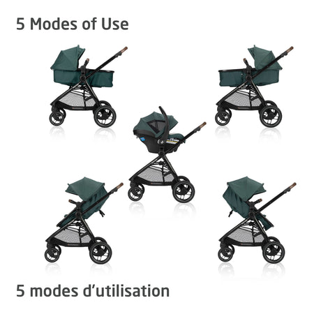 Système de Voyage Zelia Luxe 5 en 1 - Vert essentiel-Maxi-cosi-COS-01363CFNG-CLÉMENT