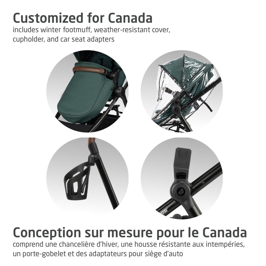 Système de Voyage Zelia Luxe 5 en 1 - Vert essentiel-Maxi-cosi-COS-01363CFNG-CLÉMENT