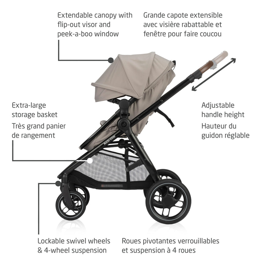 Système de Voyage Zelia Luxe 5-en-1 - New Hope Tan-Maxi-cosi-COS-01363CGYQ-CLÉMENT