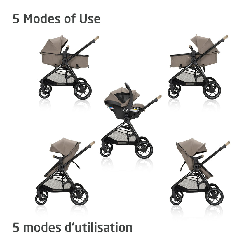 Système de Voyage Zelia Luxe 5 en 1 - Truffle-Maxi-cosi-COS-01363CHHO-CLÉMENT