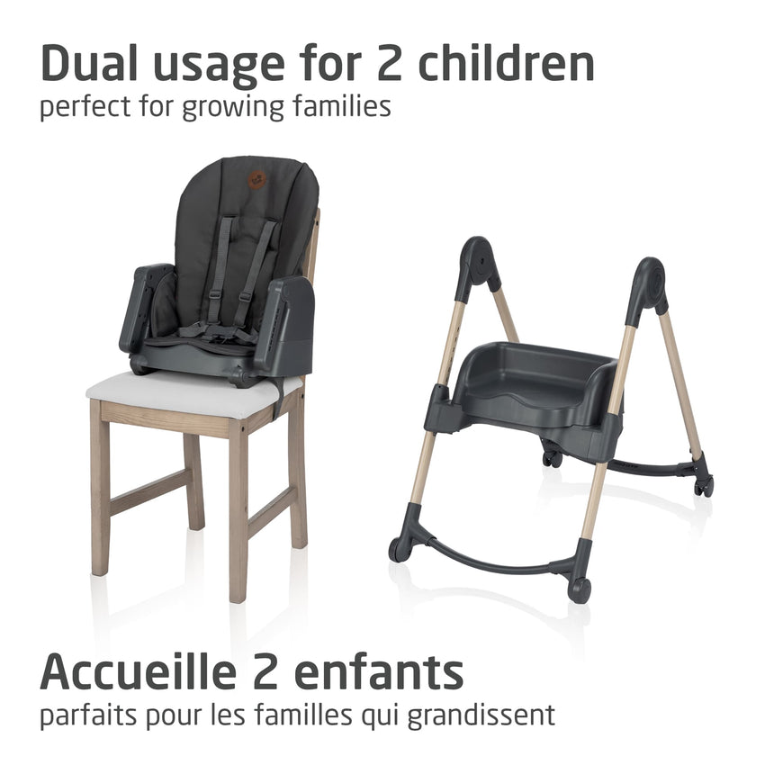 Chaise Haute Minla 6-en-1 - Beyond Graphite-Maxi-cosi-COS-03024CGPE-CLÉMENT