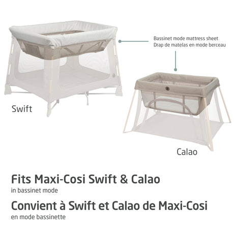 Draps pour Parcs (2) Swift/Calao en mode Bassinette-Maxi-cosi-COS-05293CWHO-CLÉMENT