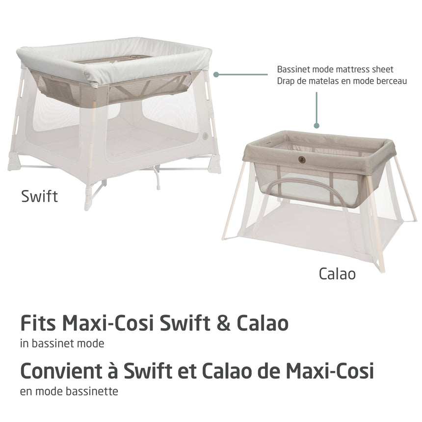 Draps pour Parcs (2) Swift/Calao en mode Bassinette-Maxi-cosi-COS-05293CWHO-CLÉMENT