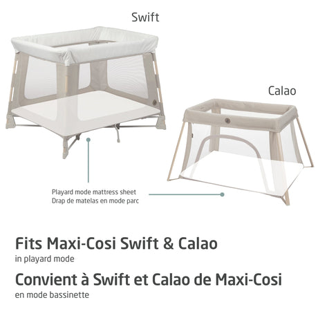 Draps pour Parcs (2) Swift/Calao en mode Parc-Maxi-cosi-COS-05294CWHO-CLÉMENT