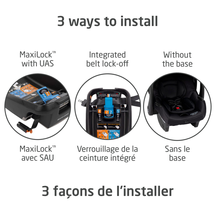 Siège d'Auto Mico Luxe+ Twillic Noir-Maxi-cosi-COS-22366CTWB-CLÉMENT