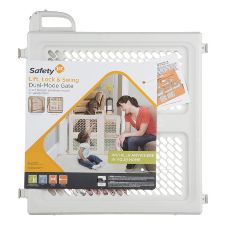 Barrière à deux Modes - Soulever, Verrouiller & Ouvrir-Safety 1st-COS-GA048CWHOF2-CLÉMENT