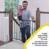 Barrière en métal extensible Haut des escaliers - Noir-Safety 1st-COS-GA090CBLKF2-CLÉMENT