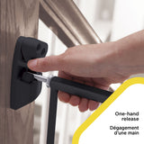 Barrière en métal extensible Haut des escaliers - Noir-Safety 1st-COS-GA090CBLKF2-CLÉMENT