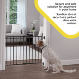 Barrière en métal extensible Haut des escaliers - Noir-Safety 1st-COS-GA090CBLKF2-CLÉMENT