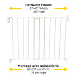 Barrière en Métal pour Haut d'Escalier - Blanc-Safety 1st-COS-GA090CWHOF2-CLÉMENT
