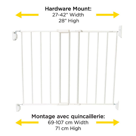 Barrière en Métal pour Haut d'Escalier - Blanc-Safety 1st-COS-GA090CWHOF2-CLÉMENT