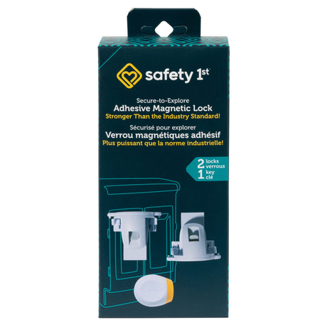 Ensemble Verrous Magnétiques 2 verrous et 1 clé-Safety 1st-COS-HS4030320-CLÉMENT