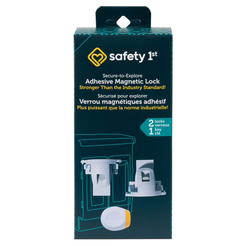 Ensemble Verrous Magnétiques 2 verrous et 1 clé-Safety 1st-COS-HS4030320-CLÉMENT