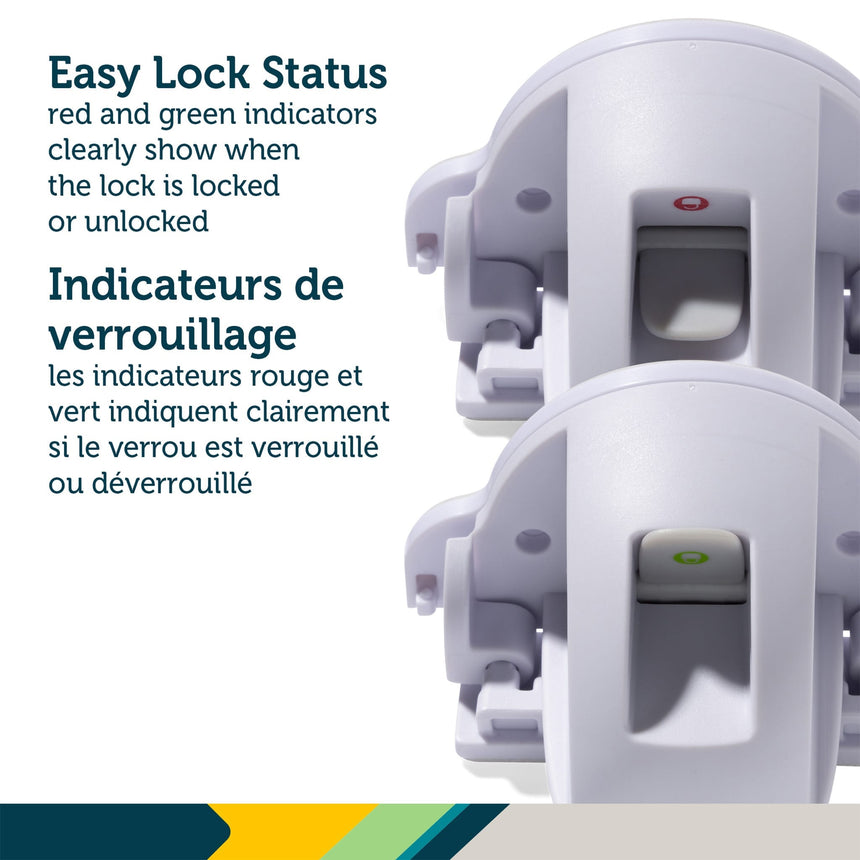 Ensemble Verrous Magnétiques 2 verrous et 1 clé-Safety 1st-COS-HS4030320-CLÉMENT